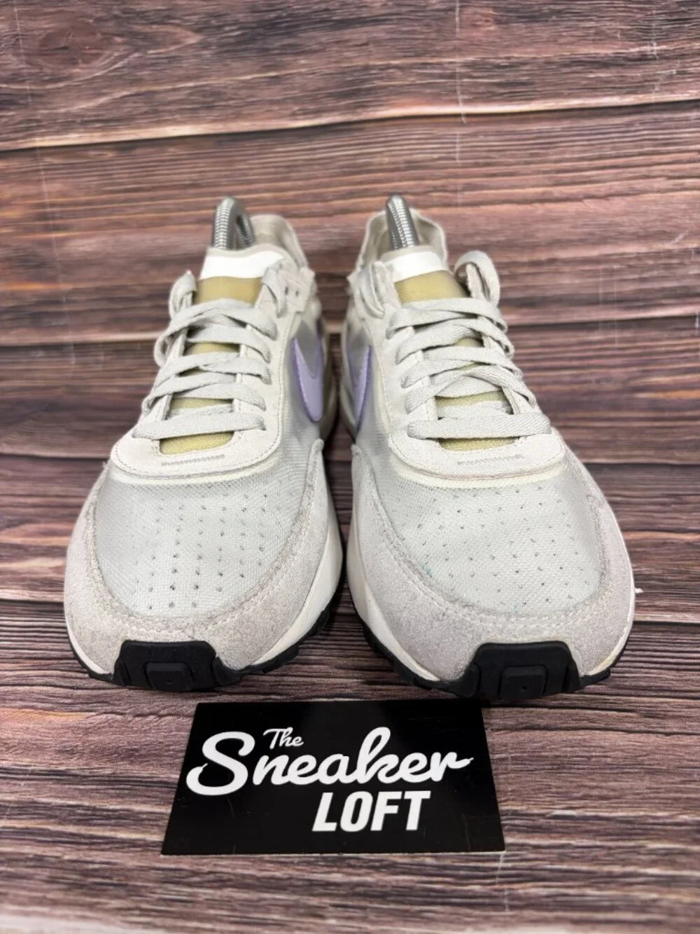 Nike Waffle One Summit White Infinite Lilac Women's Athletic Shoes Size 9.5